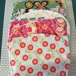 Burp cloths (4) - boutique quality - handmade